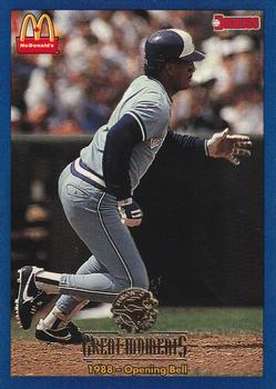 1993 Donruss McDonald's Toronto Blue Jays Great Moments #4 1988-Opening Bell (George Bell) Front