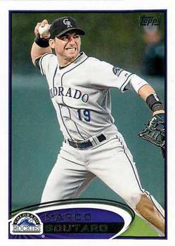 2012 Topps #593 Marco Scutaro Front