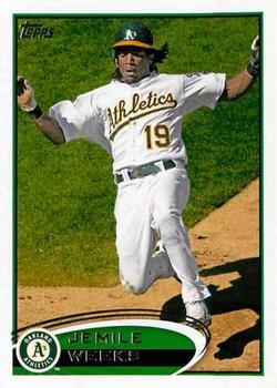 2012 Topps #640 Jemile Weeks Front