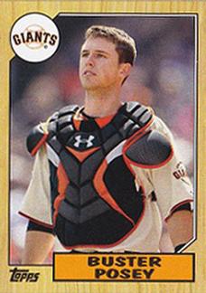2012 Topps - 1987 Topps Minis #TM-28 Buster Posey Front