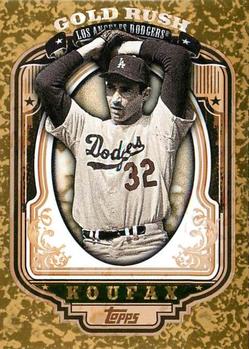 2012 Topps - Gold Rush Wrapper Redemption (Series 1) #47 Sandy Koufax Front
