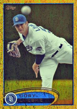 2012 Topps - Gold Sparkle #23 Cory Luebke Front