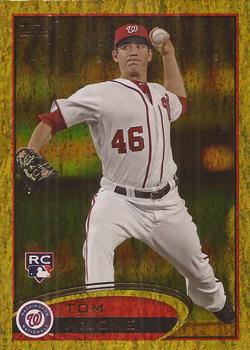 2012 Topps - Gold Sparkle #40 Tom Milone Front