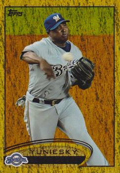 2012 Topps - Gold Sparkle #57 Yuniesky Betancourt Front
