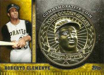 2012 Topps - Golden Greats Coins #GGC-RC Roberto Clemente Front