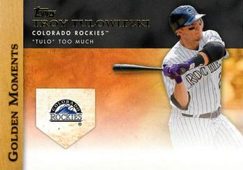 2012 Topps - Golden Moments (Series 1) #GM-33 Troy Tulowitzki Front