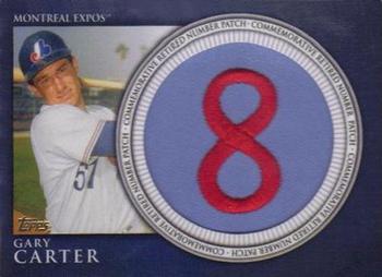 2012 Topps - Retired Number Patches #RN-GC Gary Carter Front