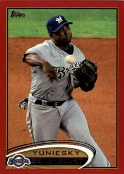 2012 Topps - Red #57 Yuniesky Betancourt Front