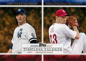 2012 Topps - Timeless Talents #TT-12 Andy Pettitte / Cliff Lee Front