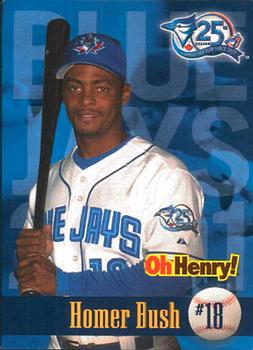 2001 Oh Henry! Toronto Blue Jays SGA #NNO Homer Bush Front