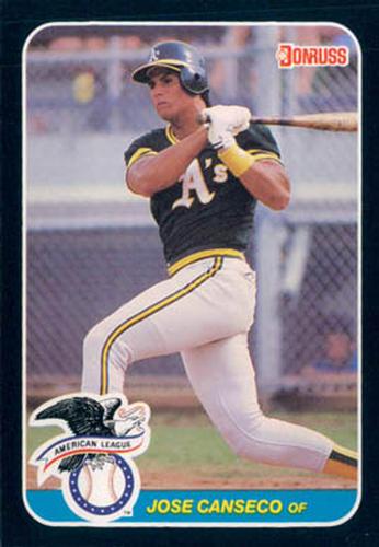 1987 Donruss All-Stars #21 Jose Canseco Front