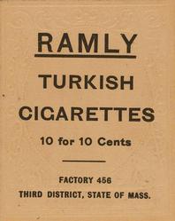 1909 Ramly Cigarettes T204 #NNO Art Devlin Back