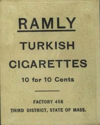1909 Ramly Cigarettes T204 #NNO Bill Carrigan Back