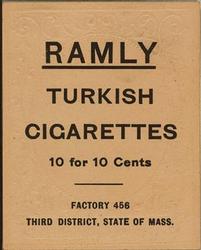1909 Ramly Cigarettes T204 #NNO John Knight Back