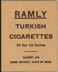 1909 Ramly Cigarettes T204 #NNO Charlie Smith Back