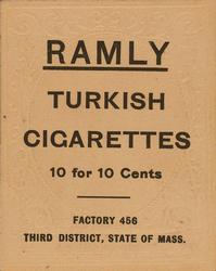 1909 Ramly Cigarettes T204 #NNO Jim Ball Back