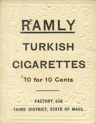 1909 Ramly Cigarettes T204 #NNO Matty McIntyre Back