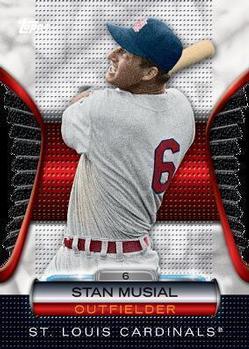 2012 Topps - Golden Moments Die Cuts Chrome #GMDC-4 Stan Musial Front