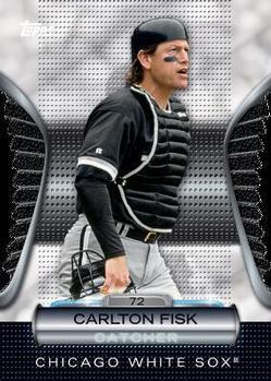 2012 Topps - Golden Moments Die Cuts Chrome #GMDC-50 Carlton Fisk Front