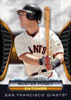 2012 Topps - Golden Moments Die Cuts Chrome #GMDC-53 Buster Posey Front