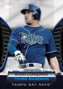 2012 Topps - Golden Moments Die Cuts Chrome #GMDC-63 Evan Longoria Front