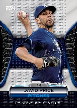 2012 Topps - Golden Moments Die Cuts Chrome #GMDC-69 David Price Front