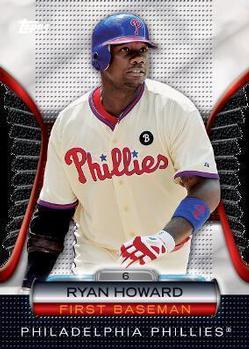 2012 Topps - Golden Moments Die Cuts Chrome #GMDC-86 Ryan Howard Front