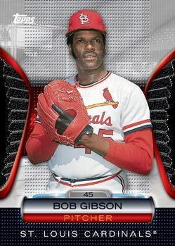2012 Topps - Golden Moments Die Cuts Chrome #GMDC-9 Bob Gibson Front