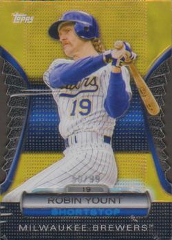 2012 Topps - Golden Moments Die Cuts Chrome Gold #GMDC-42 Robin Yount Front