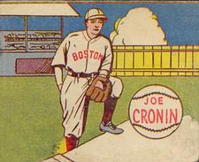 1943 M.P. & Co. (R302-1) #NNO Joe Cronin Front
