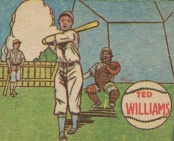 1949 M.P. & Co. (R302-2) #101 Ted Williams Front