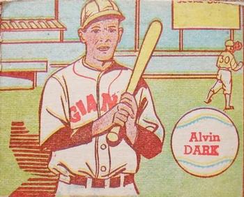 1949 M.P. & Co. (R302-2) #116 Alvin Dark Front