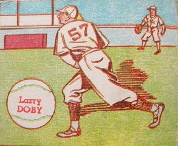 1949 M.P. & Co. (R302-2) #124 Larry Doby Front