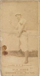 1887-90 Old Judge (N172) #NNO Ed Silch Front