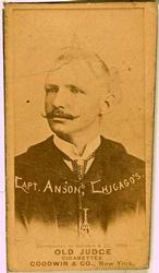 1887-90 Old Judge (N172) #NNO Cap Anson Front