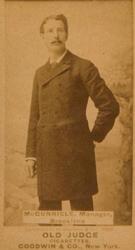 1887-90 Old Judge (N172) #NNO Bill McGunnigle Front