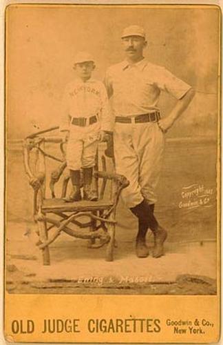 1887-89 Old Judge Cabinets (N173) #NNO Buck Ewing / Willie Breslin Front