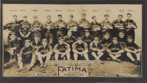 1913 Fatima Teams (T200) #NNO Chicago White Sox Front