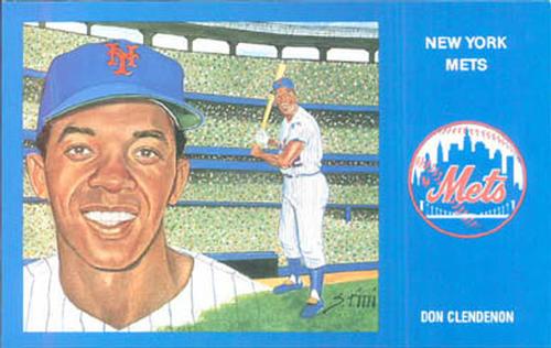 1989 Historic Limited Editions 1969 New York Mets Postcards #7 Donn Clendenon Front