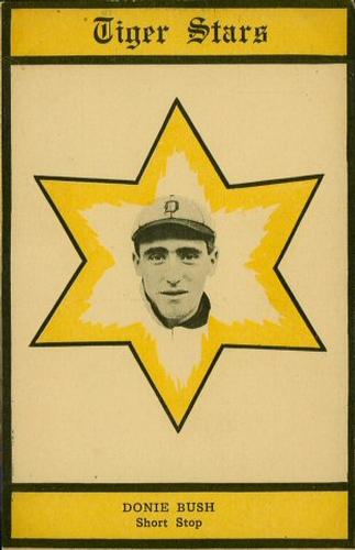 1909-10 Topping and Company Detroit Tigers (PC773-1) #NNO Donie Bush Front