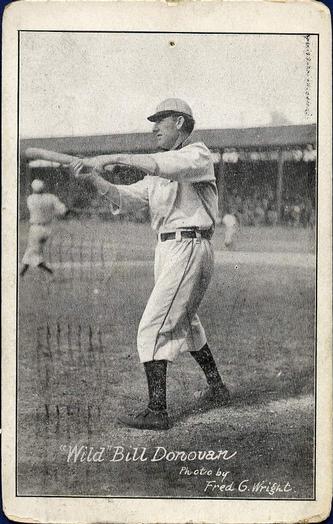 1909-11 H.M. Taylor Detroit Tigers (PC773-2) #NNO Wild Bill Donovan Batting Front