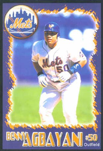 2001 New York Mets Marc S. Levine Photocards #1 Benny Agbayani Front