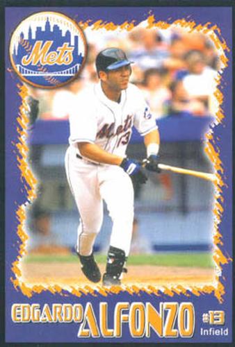 2001 New York Mets Marc S. Levine Photocards #2 Edgardo Alfonzo Front