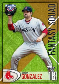 2012 Topps Opening Day - Fantasy Squad #FS-3 Adrian Gonzalez Front