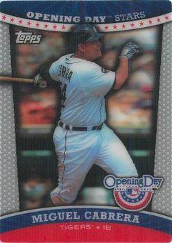 2012 Topps Opening Day - Opening Day Stars #ODS-3 Miguel Cabrera Front