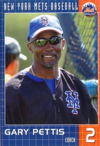2004 New York Mets Marc S. Levine Photocards #NNO Gary Pettis Front