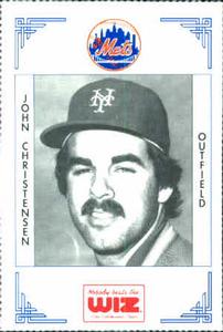 1991 The Wiz New York Mets #74 John Christensen Front