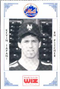 1991 The Wiz New York Mets #394 Kevin Tapani Front