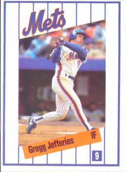 1991 Kahn's New York Mets #NNO Gregg Jefferies Front
