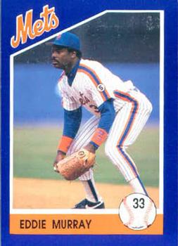 1992 Kahn's New York Mets #NNO Eddie Murray Front